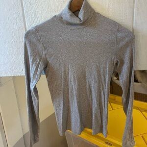 Everlane Heathered Oat Turtleneck